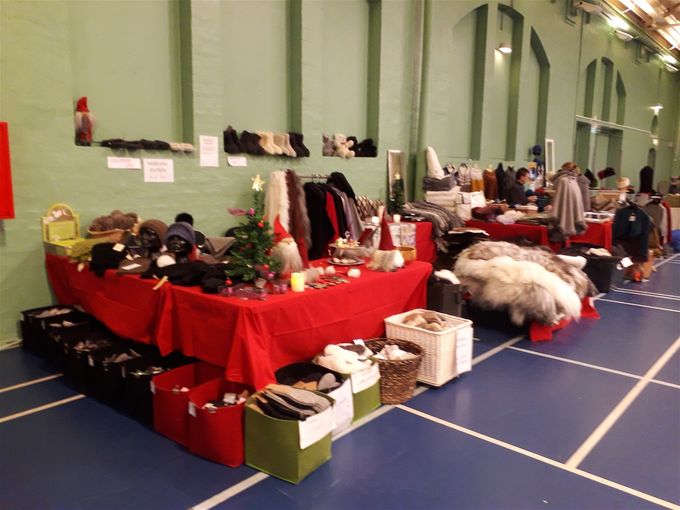 Vores stand på julemarked Remisen